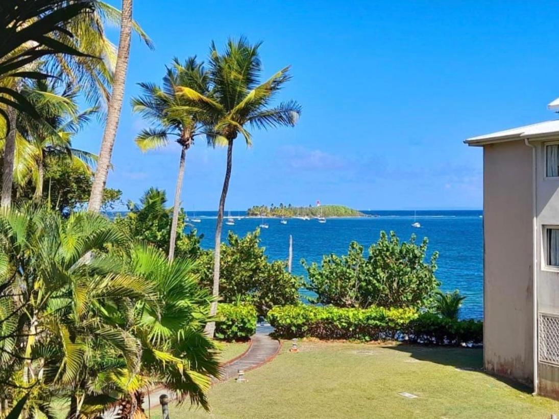 Ilet Bleu Studio Cosy Rdc Vue Mer Et Jardin - Acces Direct Plage Le Gosier  Exterior foto