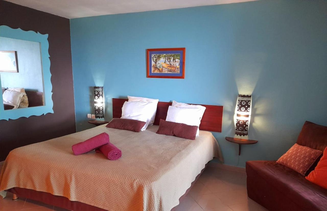 Ilet Bleu Studio Cosy Rdc Vue Mer Et Jardin - Acces Direct Plage Le Gosier  Exterior foto